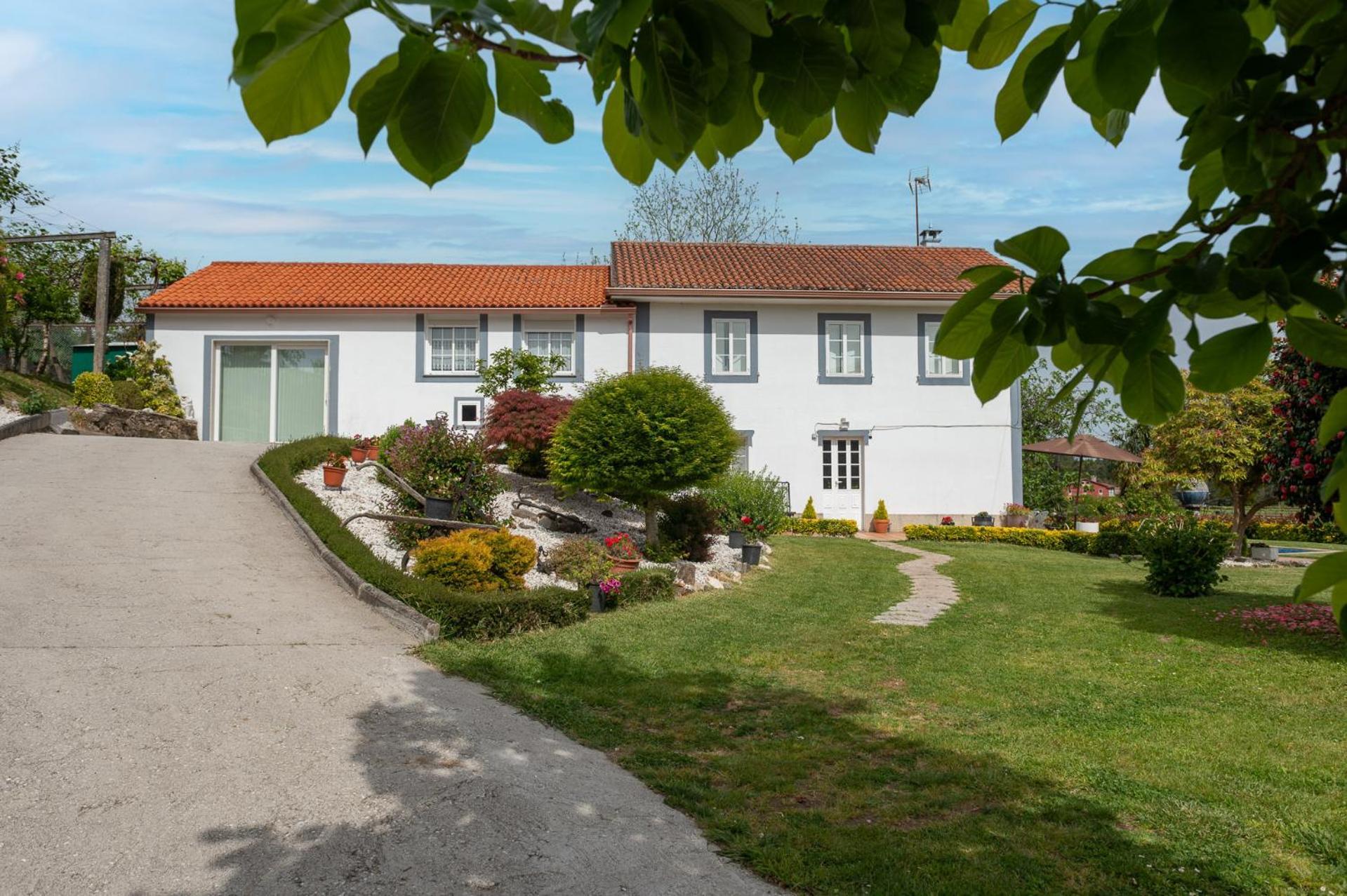 Boqueixon Casa Tarrio Con Piscina - Santiago De Compostelaヴィラ エクステリア 写真